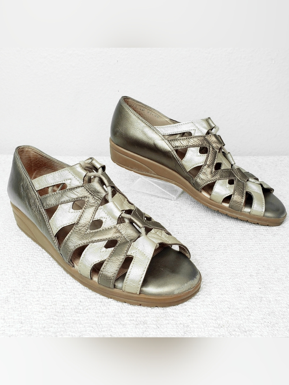 BeautiFeel Gladiator Wedge Olympus Lace-Up Sandals